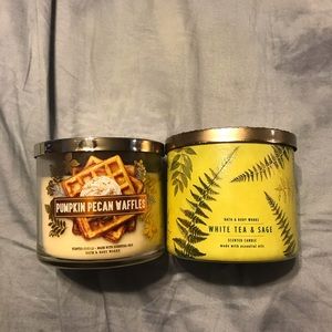 Bath & Body Works Accents - (Two) BBW 3-wick Candles Bath & Body Works Accents - (Two) BBW 3-wick Candles